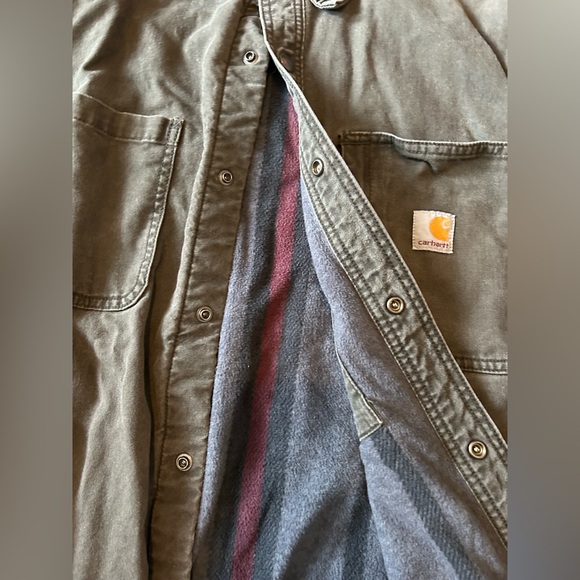 carhartt fleece lined jacket - Picture 3 of 5